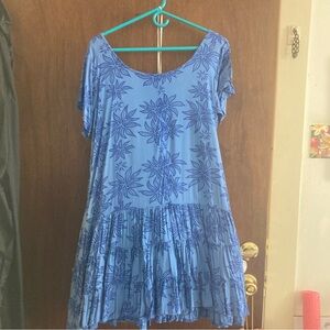 Passport Blue Floral Dress